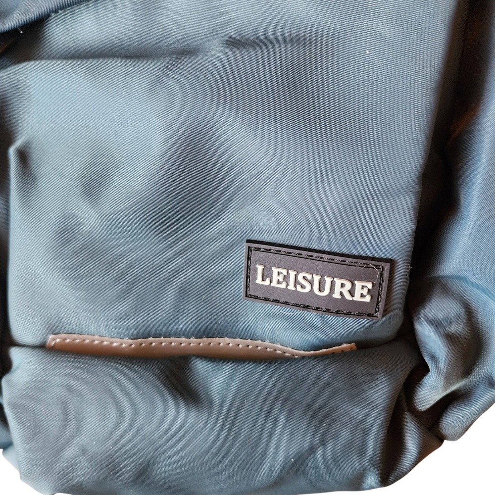 Green‎ Leisure Tech Sling Bag Crossbody Chest Pack USB Port Travel Gym